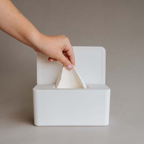 Reusable Baby Wipes Kit | Container + Bamboo Wipes | Cloth Bums