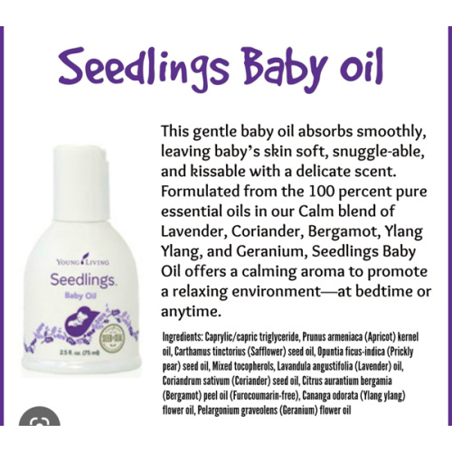 Baby Oil - Young Living Seedlings