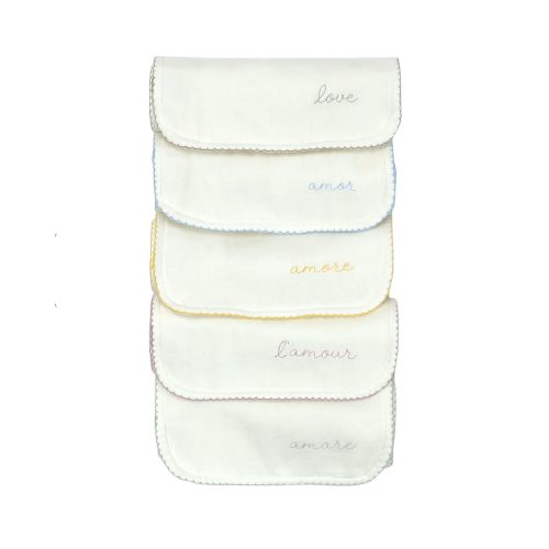 Love Languages Burp Cloth Set | Over The Moon