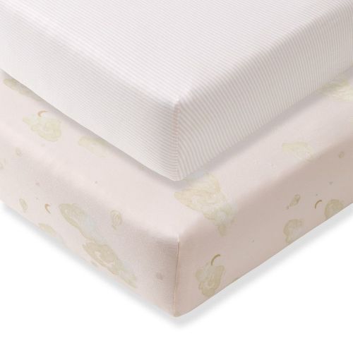 Burt's Bees Baby Organic Cotton Good Night Sky Crib Sheets 2-pc.