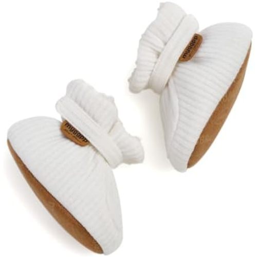 Baby Booties Cozy Fleece Slippers Soft Baby Shoes With Gripper Soles, Winter Infant Newborn Crib Sock Shoe Warm Footwear First Walkers