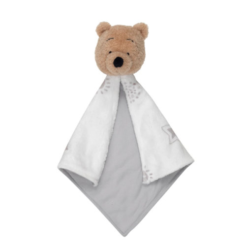 Disney Baby WINNIE THE POOH Lovey White/Gray Security Blanket – Lambs & Ivy