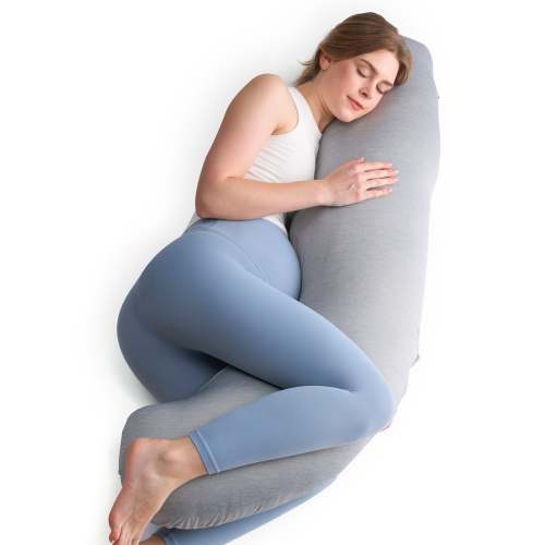 J Shaped Maternity Body Pillow for Mothers-to-Be