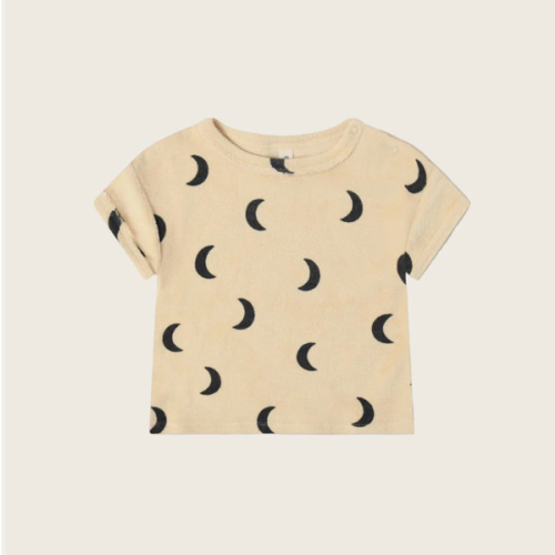 Pebble Midnight Terry Boxy T-shirt | Organic Zoo