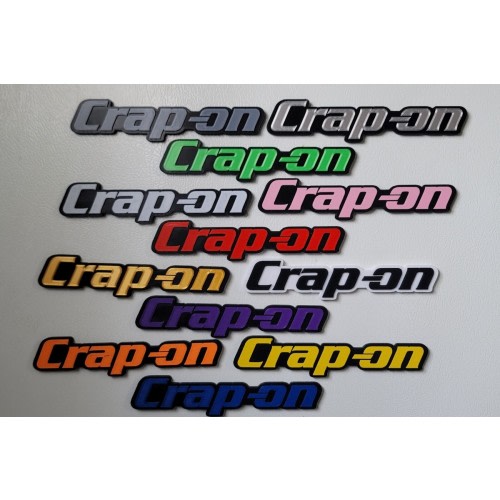 Crap-on 3D Printed Magnet  (novelty) toolbox changing table Emblem "FREE" Decal