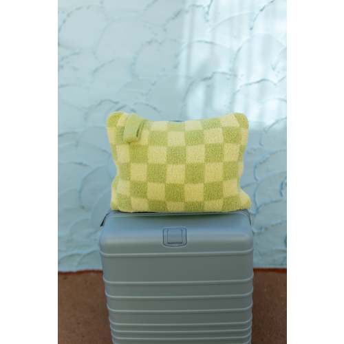 Green Check Backpack Quillow 50x60