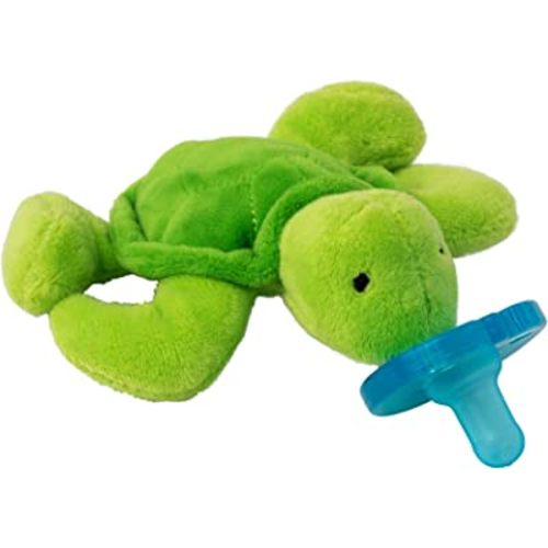 WubbaNub Infant Pacifier, Silicone, Latex Free,Phthalate Free - Turtle