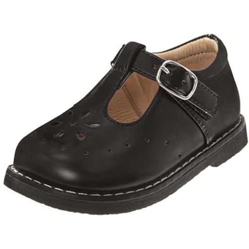 Josmo Baby Girls Maryjane Flats Slipon - Newborn Infant Formal Dress Shoes School Mary Janes (Size 3-8 Infant-Toddlers)