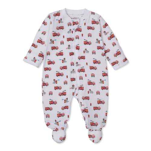 Kissy Love Brave Firefighters StretchFlex Zip Footie