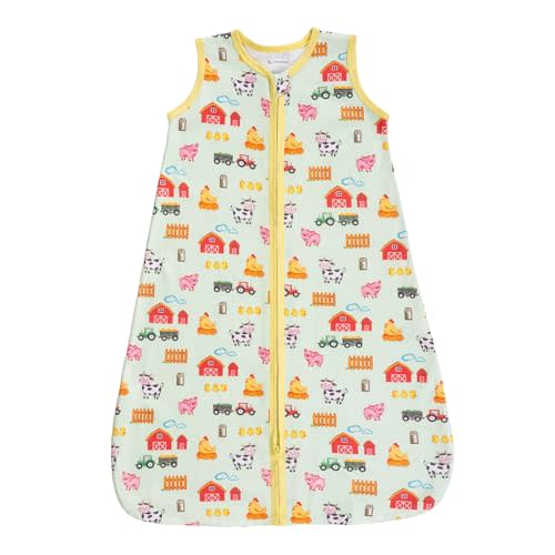 LollyBanks Baby Sleep Sack,100% Organic Cotton Wearable Blanket,0.5 TOG | Baby Sleeping Bag,Ideal For Sensitive Skin, 2-Way Zipper, Lightweight Sleeping Bags for Baby,Soft & Breathable