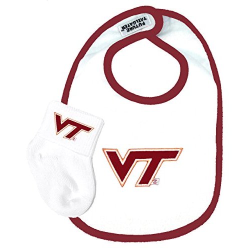 Future Tailgater Virginia Tech Hokies Baby Bib and Socks Set