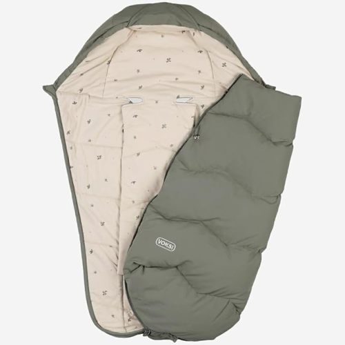 Voksi Explorer Stroller Footmuff, Natural Wool and Down, Universal Fit, Product of Norway