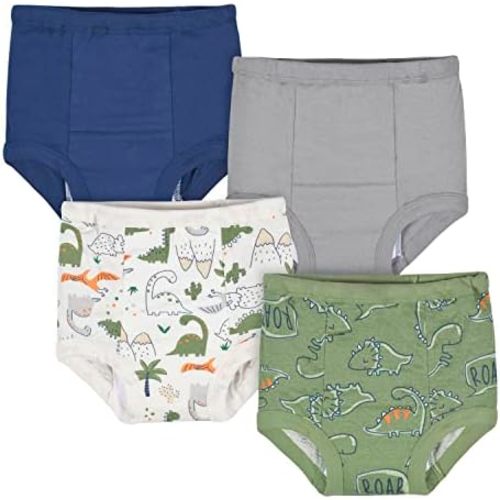 Gerber Baby Boys Infant Toddler 4 Pack Potty Training Pants Underwear
