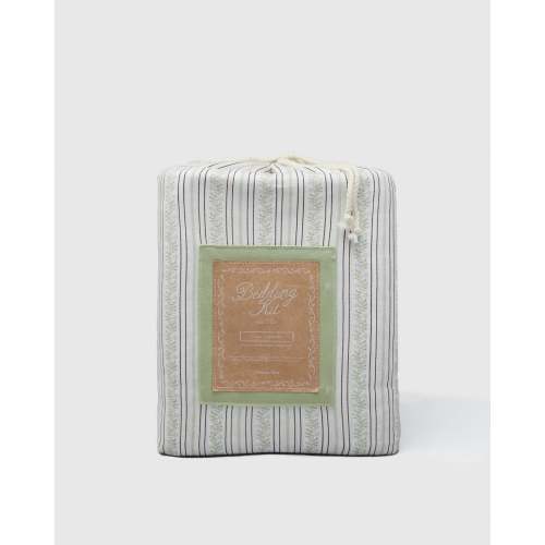 The Greenhouse Stripe Bedding Kit - Dairy Boy