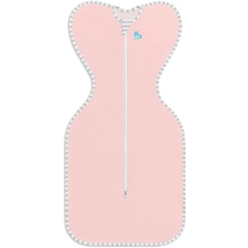 Love to Dream Swaddle UP, Baby Sleep Sack, Self-Soothing Swaddles for Newborns, Improves Sleep, Snug Fit Helps Calm Startle Reflex, New Born Essentials for Baby, 5-8.5 lbs, Pink
