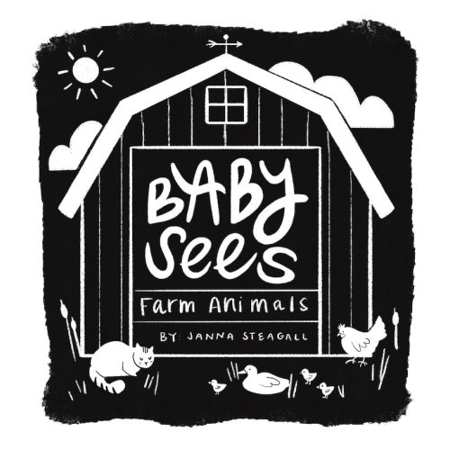 Baby Sees Farm Animals: A High-contrast Board Book For Babies (Board Book) | Indigo
