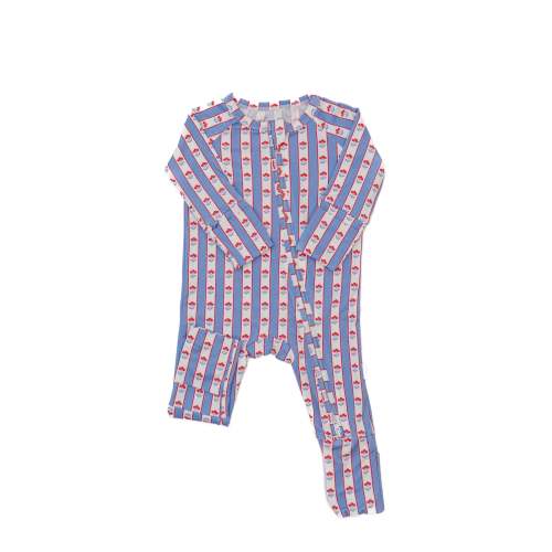 Scalloped Florals Sleep Romper