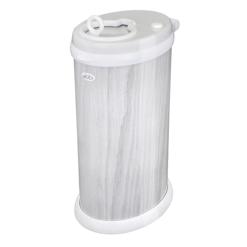 Free Shipping! Ubbi Steel Diaper Pail, Odor Locking, No Special Bag Required, Award-Winning, Registry Must-Have, Woodgrain