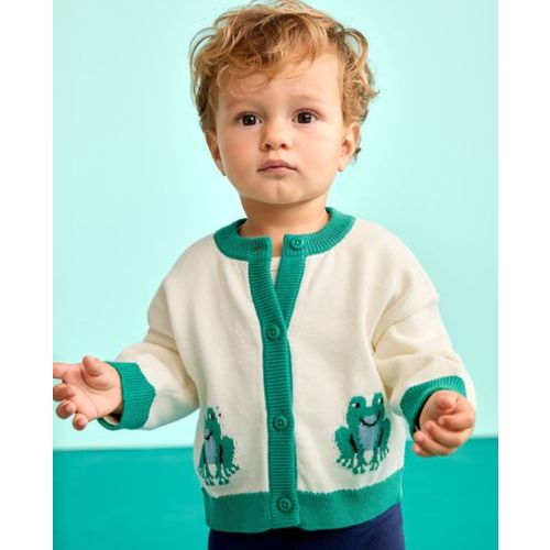 Baby Frog Cardigan Sweater
