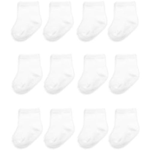 Fruit of the Loom Baby & Toddler Grow & Fit Flex Zones Cotton Stretch Socks - Unisex, Girls, Boys