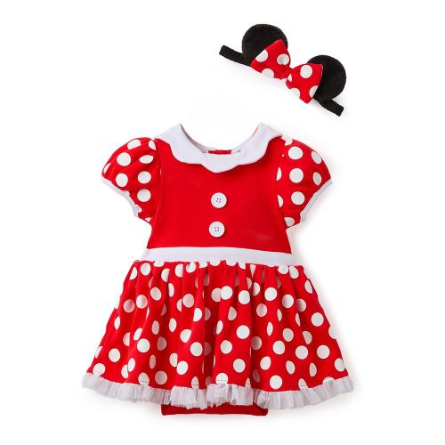 Minnie Mouse Costume Bodysuit for Baby – Red | Disney Store