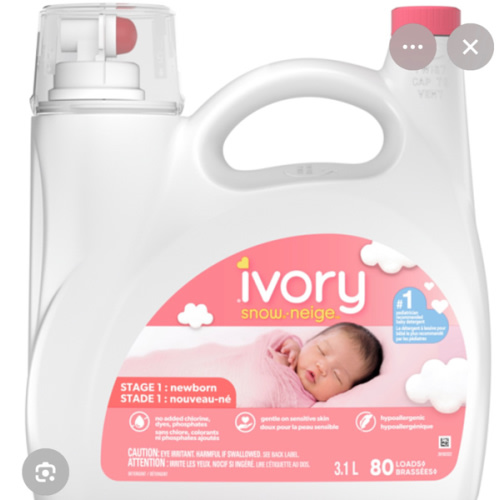 Détergent à lessive liquide pour nouveau-né Ivory Neige 1 - Walmart.ca