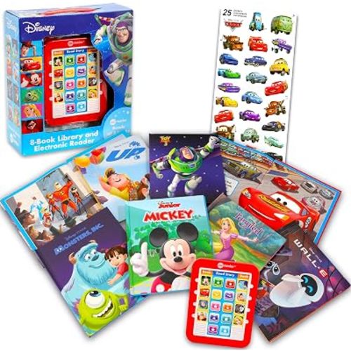 Disney Pixar Sound Book Library with Electronic Me Reader Bundle