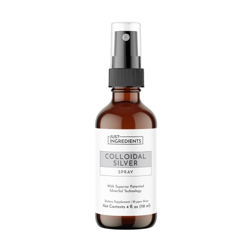 Colloidal Silver Spray — 10 ppm SilverSol® Nano-Silver | Just Ingredients