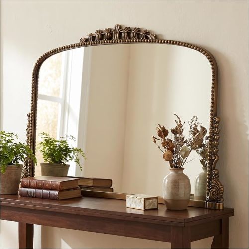 36"X23" Vintage Gold Mirror