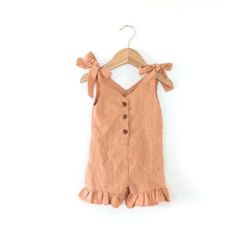 Jules Romper in Earthy Orange