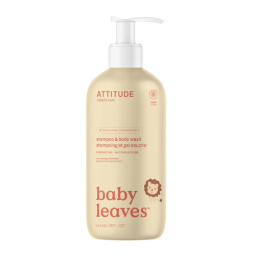 ATTITUDE - Baby Shampoo & Body Wash 2-in-1 - PEAR NECTAR
