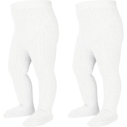 Baby Tights Cable Knit Leggings Seamless Cotton Stockings Pantyhose 0-5T