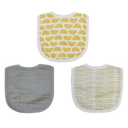 Neat Solutions Muslin Infant Bib Set - Neutral- 3pk