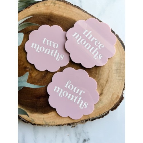 ShopSarahAnn Colored Acrylic Milestone Cards