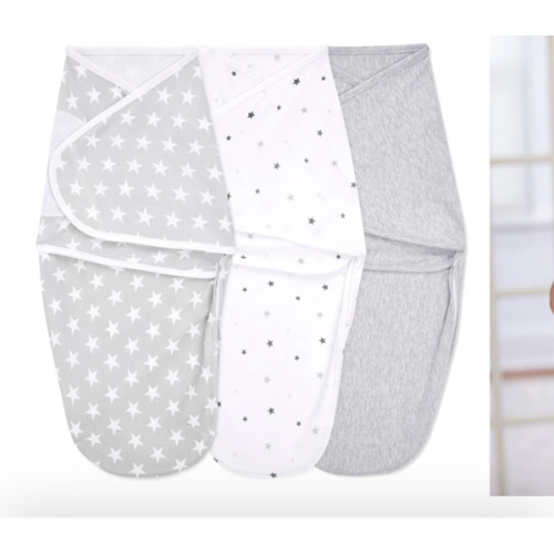 aden + anais twinkle baby cotton easy swaddle size 0-3 months