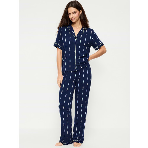 Sunday Sleep Knit Jersey Pant Set
