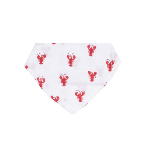 Muslin Bandana Bib, Lobster