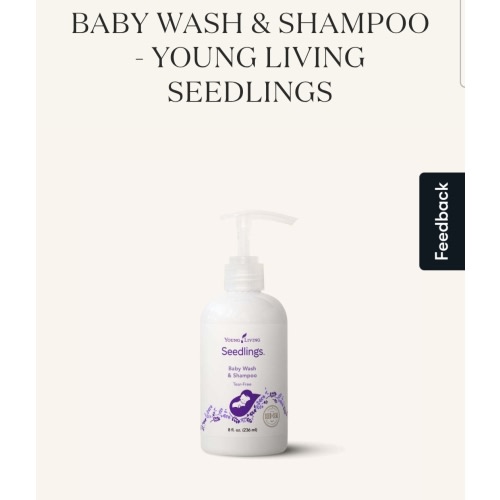 Baby Wash & Shampoo - Young Living Seedlings