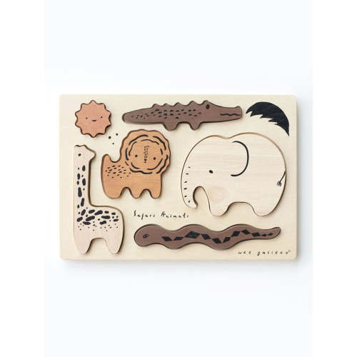 Safari Animals Wooden Tray Puzzle