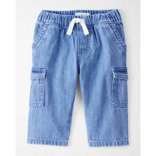 Baby Organic Cotton Denim Cargo Pants - Little Planet | Carter's