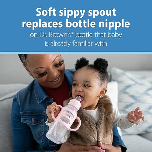 Dr. Brown's Baby First Year Transition Options Baby Bottles Gift Set, Pink