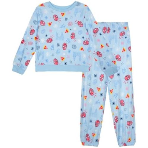 Marvel Spider-Man Boys' Loungewear 2-Piece Sweatshirt and Pants Set