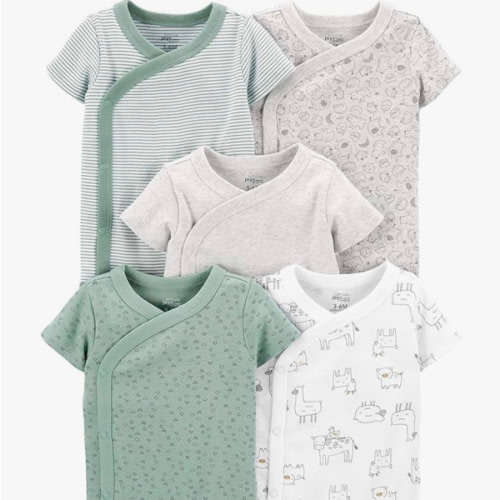 Simple Joys by Carter's unisex-baby 5-pack Side Snap Short-sleeve Bodysuit