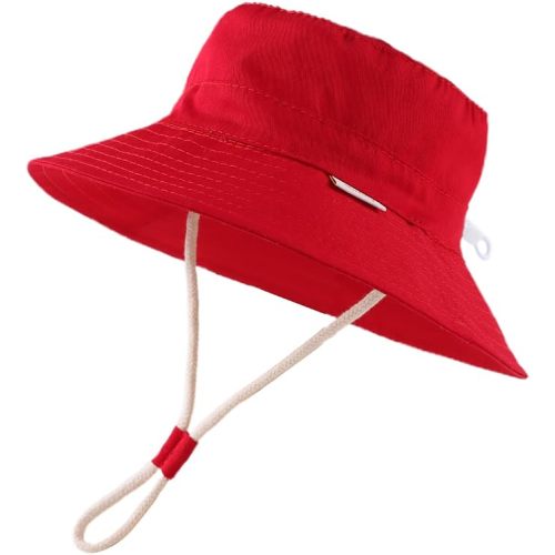 Bamery Baby Red Bucket Hat