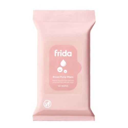 Frida Mom Breast Pump Wipes, Travel Essential Accessory Set for Breastfeeding Moms - 40ct
