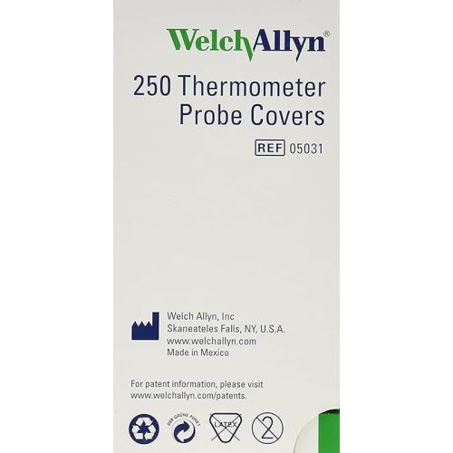 Welch Allyn Oral Disposable Probe Covers for SureTemp Plus 692 & 690, Case of 1000