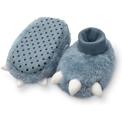 Carter's Baby & Toddler Claw Slipper - Cozy Anti-Slip Bootie for Babies