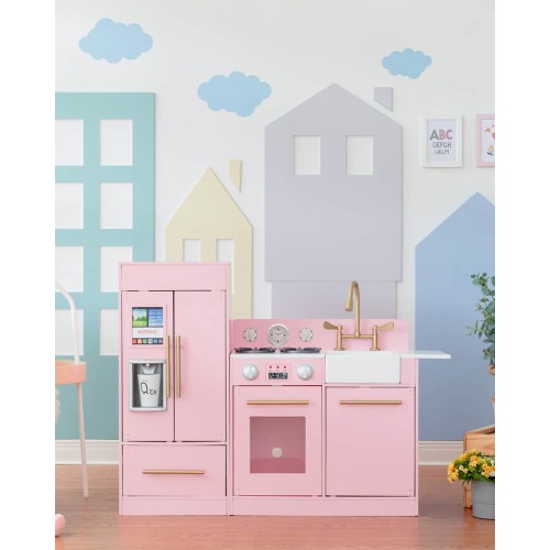 Teamson Kids Little Chef Charlotte Modular Wooden Play Kitchen