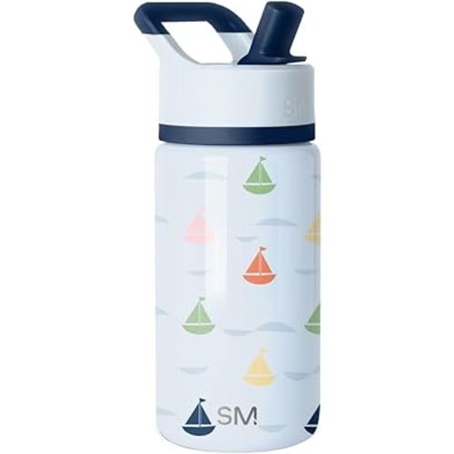 Simple Modern Kids Summit Water Bottle | 14oz Stainless Steel | Ships at Sea