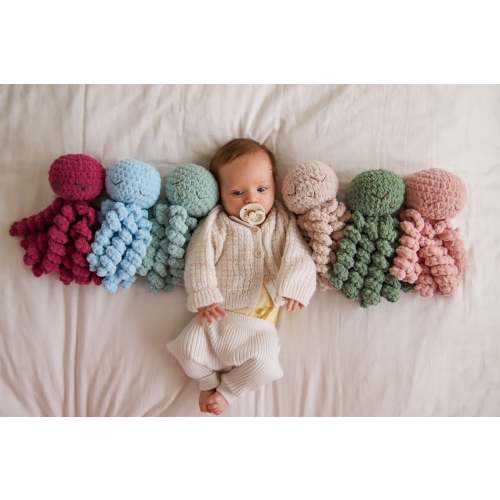 Ollie Calming Octopus | NICU Baby Preemie Comfort Toy – Little Brave Hearts